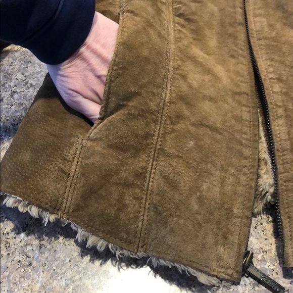 Black Rivet Brown and Tan Suede Jacket M - Picture 11 of 16